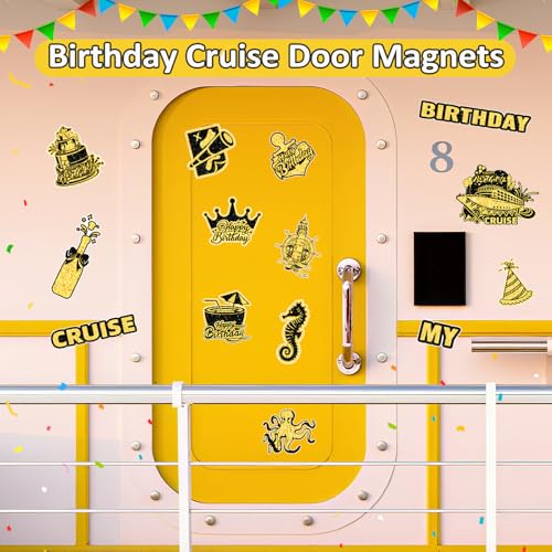 Set 28 imanes decorativos para puerta de crucero miniatura 4