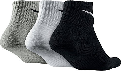 Nike Unisex Performance Cushion Quarter Training Socks 3 Pairs2