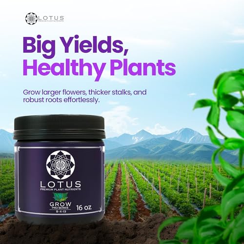Lotus Nutrients Grow Pro Series fertilizante en polvo 16 oz miniatura 4