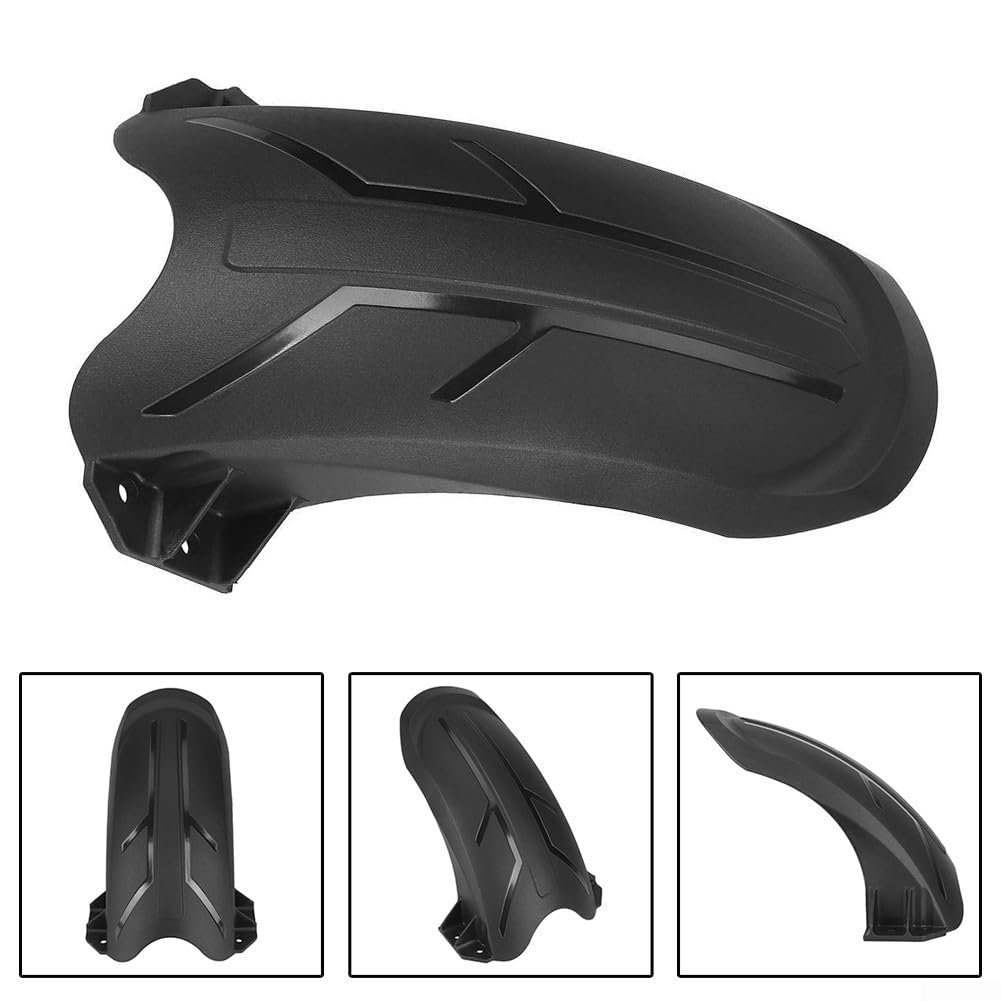 KUGOO - Parafango anteriore per KuKirin per scooter elettrico G2 Max, protezione frontale contro fango e spruzzi d'acqua, nero (anteriore)