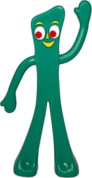 NJ Croce Gumby 6" Bendable & Posable Figure Fun Nostalgic Retro Toy for All Ages 3 and Up