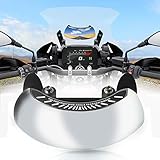 【Perfekte Perspektive】: 180 Grad perfekte Sicht und einstellbarer Schwingungswinkel bieten Ihnen die beste Sicht, um Ihre Sicherheit zu gewährleisten.