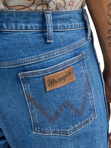 Wrangler Men's Deconstructed Loose Fit Jean, Cowboy Mid Wash, 29 x 32 - image 3
