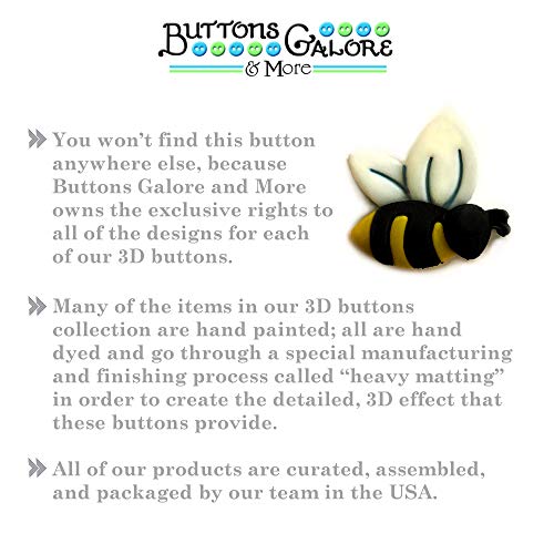 Buttons Galore And More Collection Of Novelty 3D Embellishments Shank Buttons In Bulk, Based On Different Themes, Holidays, & Seasons For Diy Crafts, Scrapbooking, Cardmaking & Other Projects – 25 Pcs #TOP3