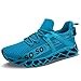 COKAFIL Mens Running Shoes Athletic Walking Tennis Shoes Blade Fashion Sneakers,Sky Blue, 7.5