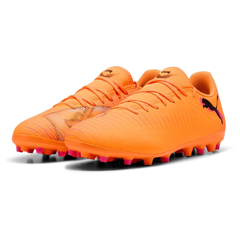 Puma Unisex Future 8 Play Multi-Ground Football Boots, Heat Fire-Puma Black-Ravish, 11.5 UK