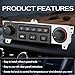 Front Climate Control Module A/C Heater Air Conditioning Panel Unit for Honda Accord 1998 1999 2000,for Honda Odyssey 1998-2004 Heater A/C Control Switch |Replaces# 79600-S84-A01ZA 599-268
