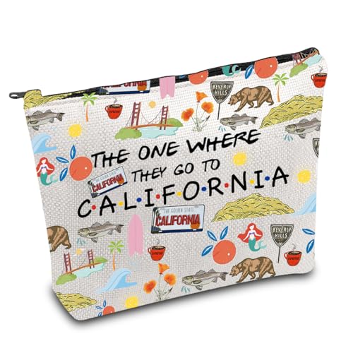 Cadeau de voyage en Californie : sac cosmétique de vacances pratique