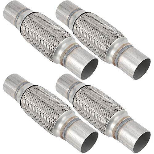 Customer Satisfaction Program 21B35 - Right-Hand Catalytic Converter and Right-Hand and Left-Hand Exhaust Flexible Pipe(s) Inspection - 2020 Ford Explorer Police Vehicles 5 ZEONHAK 4 Pack 2 x 6 Inches Stainless Steel Heavy Duty Exhaust Flex Pipe, Double Braid Exhaust Flex Tube, Overall Length 10 Inches
