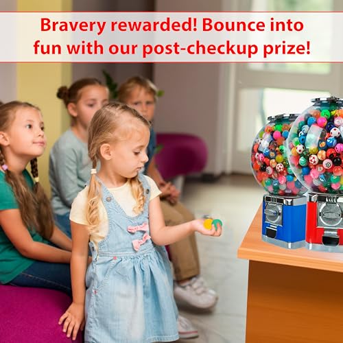 25 Bouncy Balls for Kids Party Favors | Colorful Frosted Bouncy Ball 27mm | Superball Small Rubber Balls for Kids - Thumbnail 7