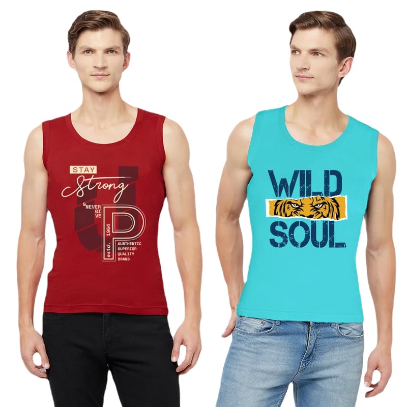 T.T. Pure Cotton T Shirt for Men | Regular Fit | Sleeveless | Round Neck | Graphic Prints | Muscle Tees | Casual Western T... - Review, Price and Buying Guide