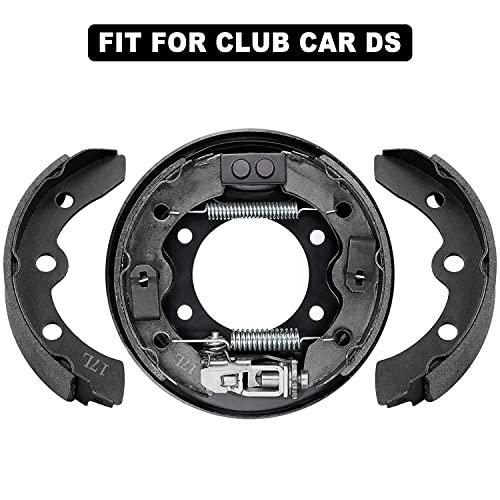 Golf Cart Brake Shoes Kit For Club Car Ds & Carryall Manual Adjust 1981-1994 Golf Cart Rear Brake Assembly Oem# 1011463 1011296 1011433 1015757(4Pcs-Long) #TOP5