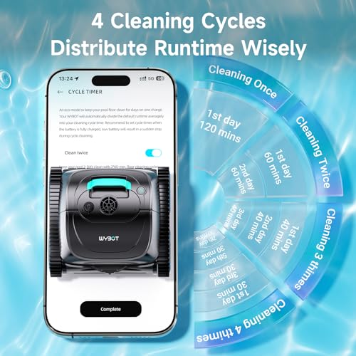 Robotic Pool Cleaner with Wall Climbing