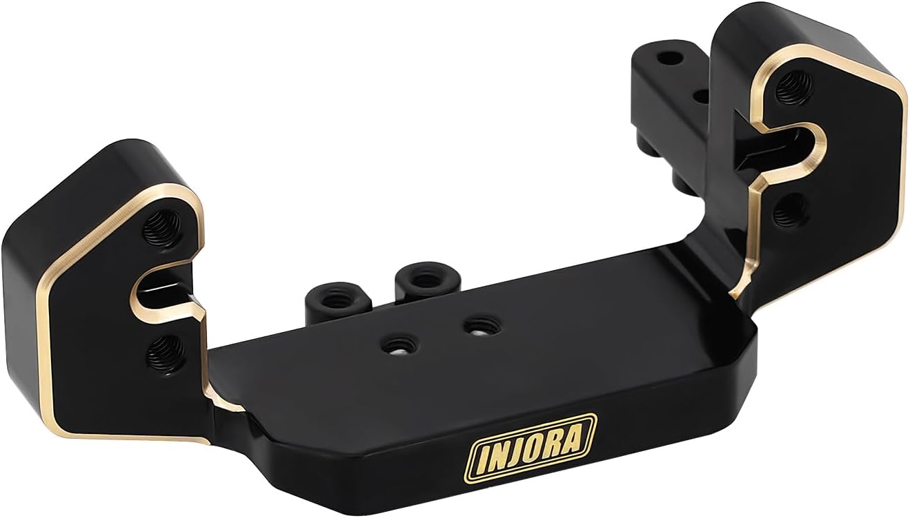 INJORA 65g Black Coating Brass Servo Mount for 1/10 RC Crawler FMS FCX10