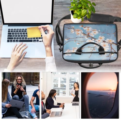 Bolsa para Laptop con Estampado Floral 15 Pulgadas miniatura 6