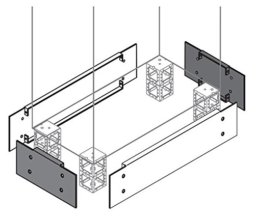 Couvercle Socket latérale 500 mm pour masquer et protéger vos câbles
