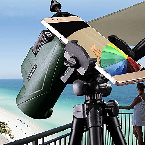 Hochauflösendes monokulares Stativ mit Stativ wasserdichtes Mobiltelefon Bergsteigen Vogel Jagd Konzert… – Bild 8