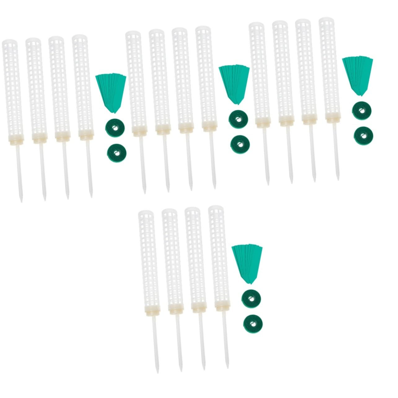 YARNOW 8 Ensembles Poteau d'escalade pour Plantes Poteaux De Plantes Poteaux en Mousse pour Plantes Grimpantes Bâtons pour Le Soutien des Plantes Bâtons De Support pour Plantes Plastique