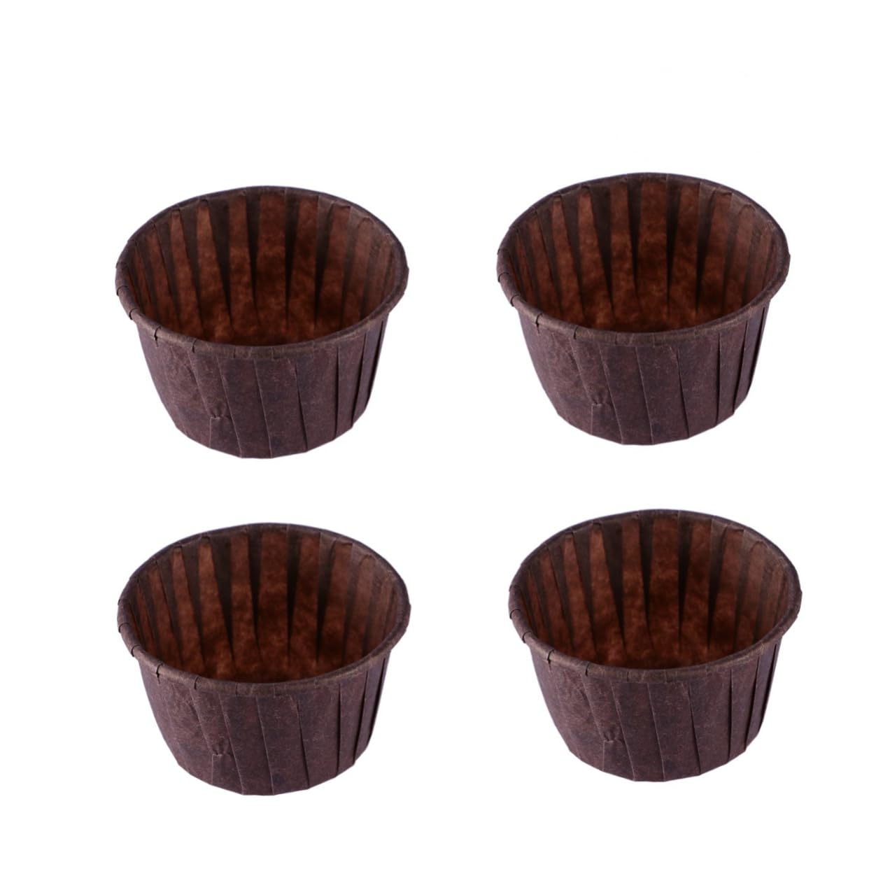 IMIKEYA 300pièces Caissettes à Muffins Papier Doré Moules à Cupcake Antiadhésifs Résistants à Huile Accessoire De Cuisine Pour Pâtisseries Et Desserts
