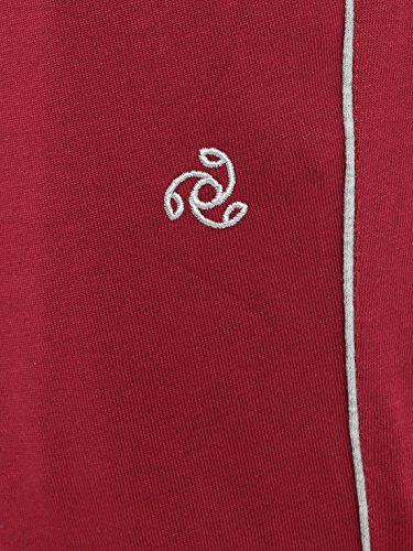 Image of Jockey 1305 Women's Super Combed Cotton Rich Relaxed Fit Mid Rise Trackpants with Contrast Side Piping and Pockets