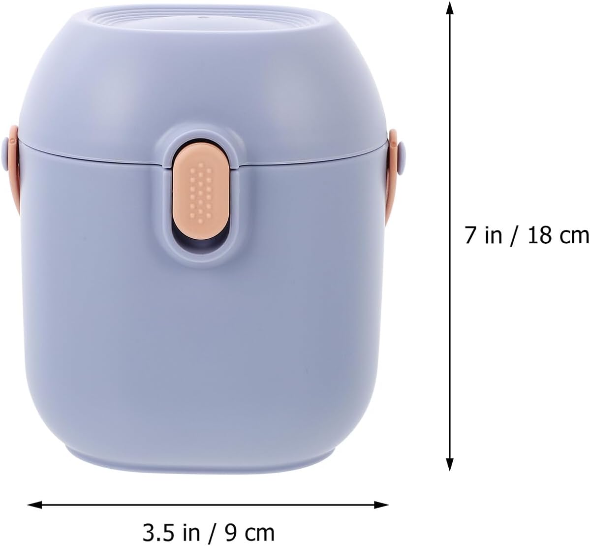 Portable Formula Dispenser with Spoon Stackable Milk Powder Container Thickened Material Sealed Snack Storage Box for Supplies and Accessories Purple