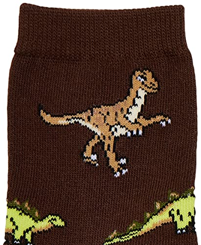 Jefferies Socks Boys 2-7 Dino Triple Treat Socks 3 Pair Pack3