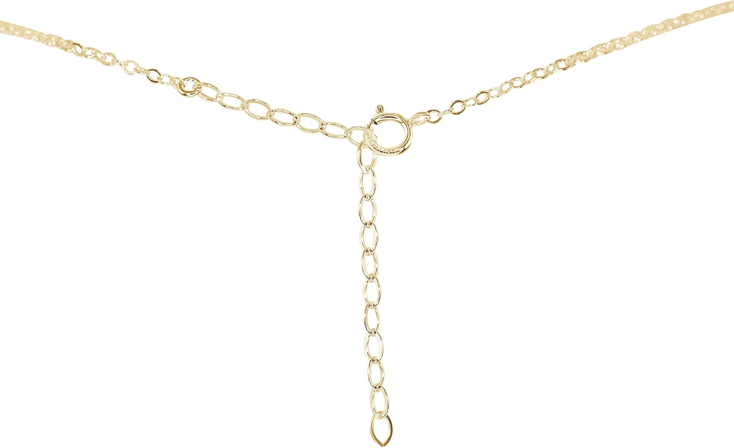 Howlite Beaded Chain Choker in 14k Gold Fill - Image 3