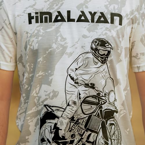 Image of WANDERLOOMS Men Tshirt Front & Back Graphic Printed Full Print Tshirt for Men Round Neck Half Sleeve T-Shirt