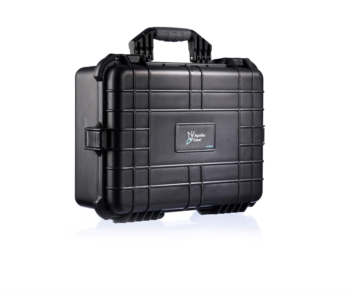 Apollo Case 6060 - Kamerakoffer mit Multilayer Schaumstoff, staubdichter, wetterfester Schutzkoffer, Outdoor Universalkoffer | IP67 | 45,4 x 32,5 x 16,7 cm (innenM.)