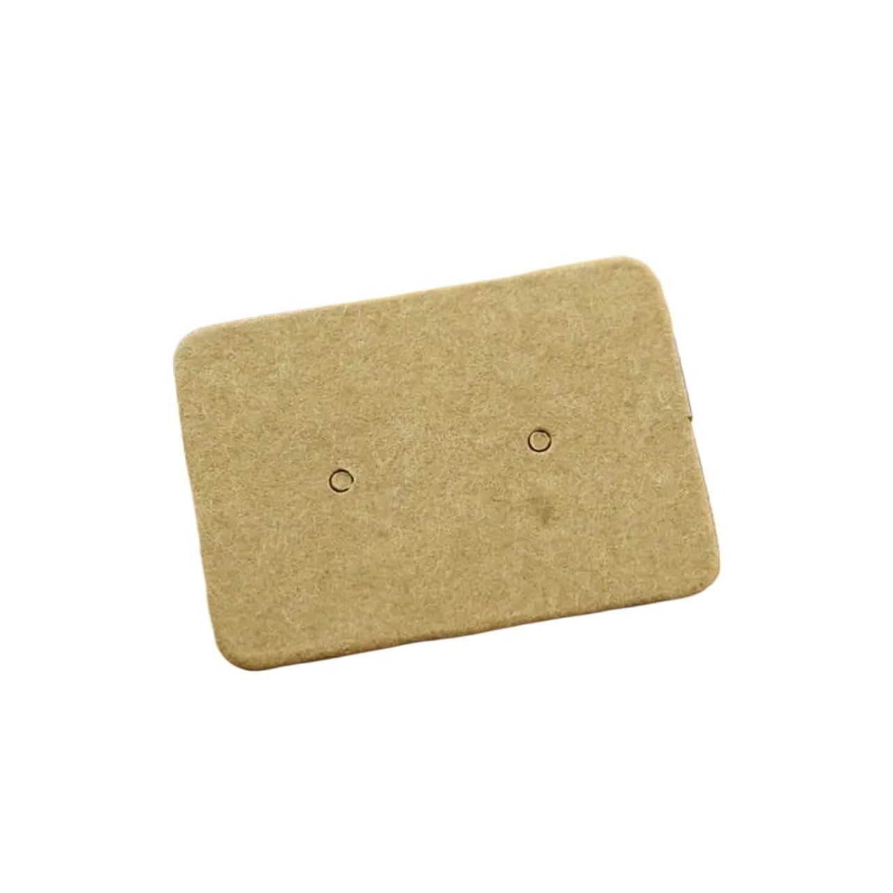 Cartes d'affichage de boucles d'oreilles en papier Kraft multicolores