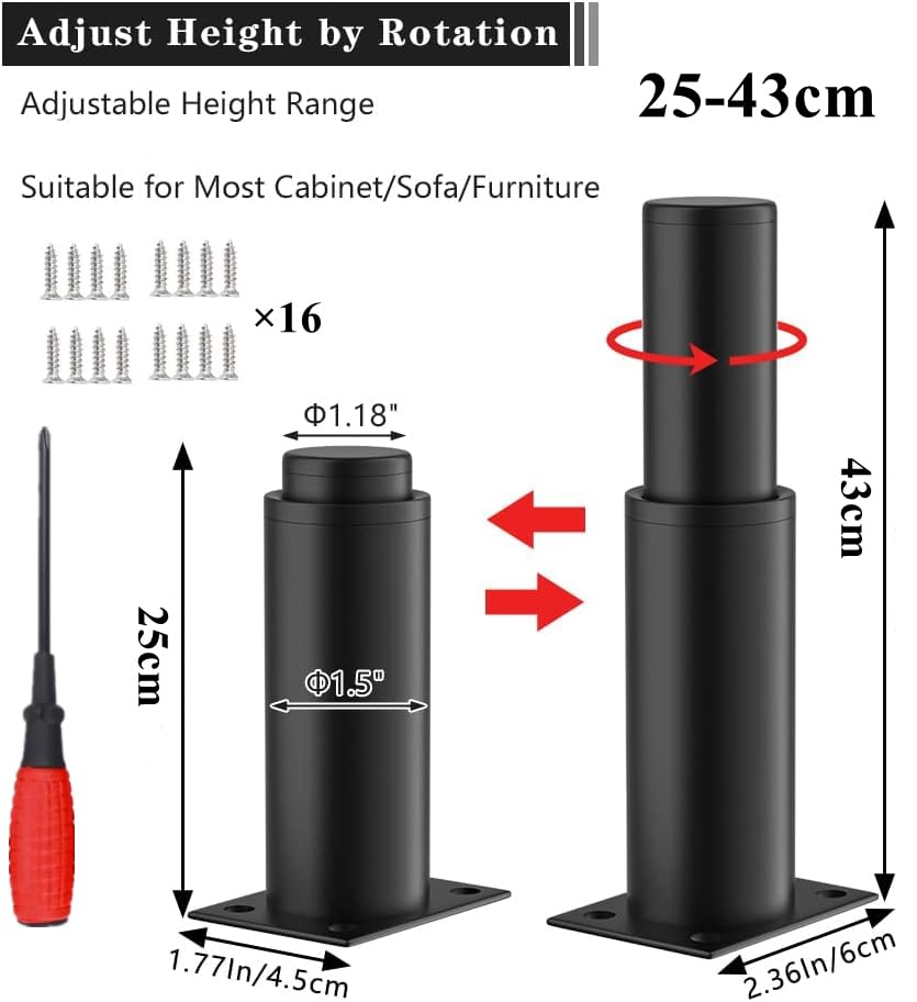 Feltrini Autoadesivi Per Mobili - 21 Pezzi, 30x30mm, Nero, Spessore 3.5mm - Foto 9