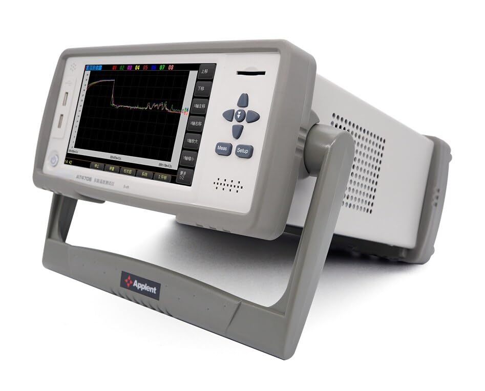 AT4724V 24-Channel Thermometer with Touchscreen and USB Logging - Supports Thermocouples, RTDs and Thermistors for Industrial Temperature Monitoring