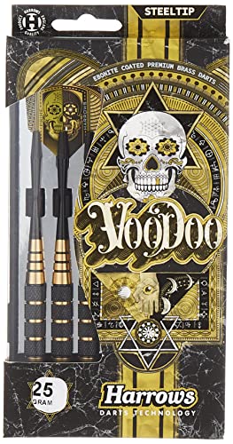 Harrows 59204 Voodoo Brass Steel Tip Dart (25-Gram) , Black #TOP3