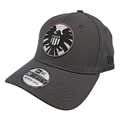 New Era Shield Graphite 3930 Flex Fit Hat - SM/MD Flex Fit (MD/LG Flex Fit)