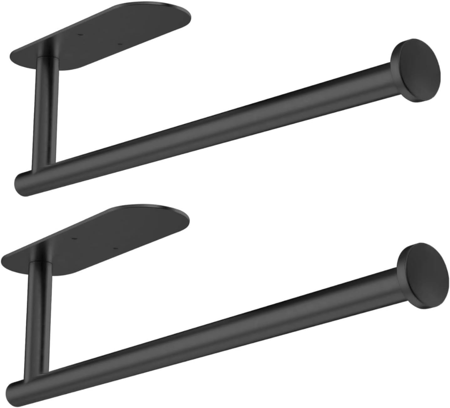 Portarotolo Carta Cucina Adesivo - Acciaio Inox, Per Parete O Armadi, Argento - Foto 2