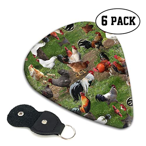 Farm Animal Lot de 6 médiators pour guitare acoustique, guitare électrique, basse, ukulélé – fins, moyens et épais. - Les Beatles, Paul McCartney, John Lennon, RIngo Starr, George Harrison Farm Animal Lot de 6 médiators pour guitare acoustique, guitare électrique, basse, ukulélé – fins, moyens et épais. – Image 3