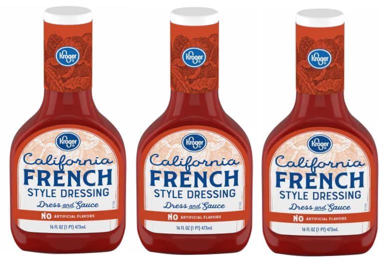 California French Style Salad Dressing (Pack Of 3 Bottles)16 fl oz