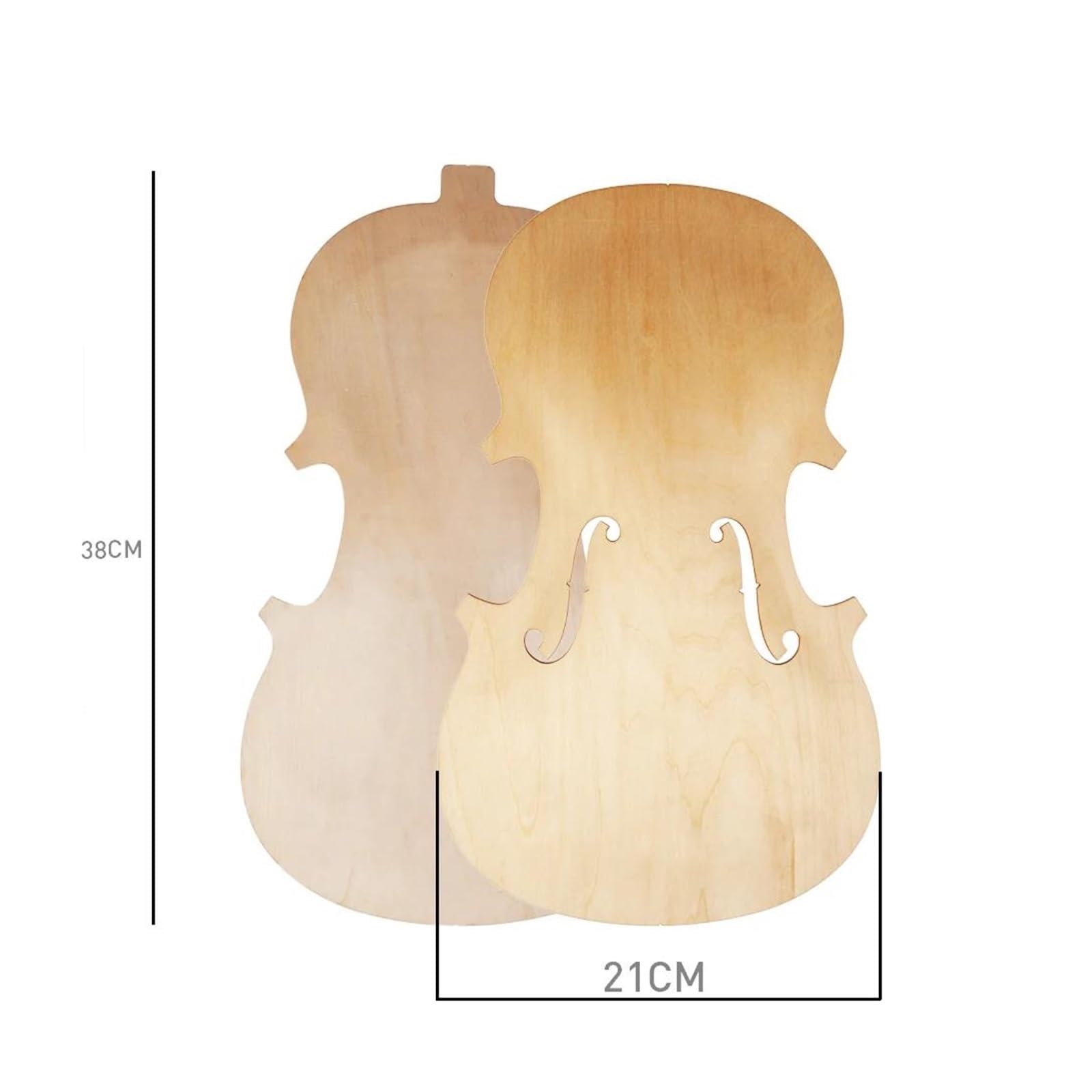Arco Per Violino Professionale Per Strumento A Cor 1 Kit Fai Da Te Per Violino Grezzo Con Tavola Armonica E Fondo Per Accessori Di Misura 4/4