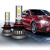  Dnadngu 2, PCS 9005 / HB3 / H10 18W 3000LM 6000K IP68 Mini-LED-Scheinwerfer-Birnen Fernlicht- Umrüstsatz DC 9-36V (Farbe : Cool White)