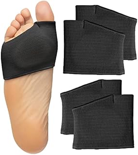 ZenToes Metatarsal Pads for Women and Men - 2 Pairs Ball of Foot Cushions (Small, Black)