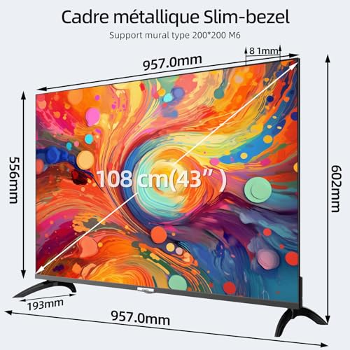 CHIQ U43QM8E TV 43" 4K QLED Google TV - photo 4