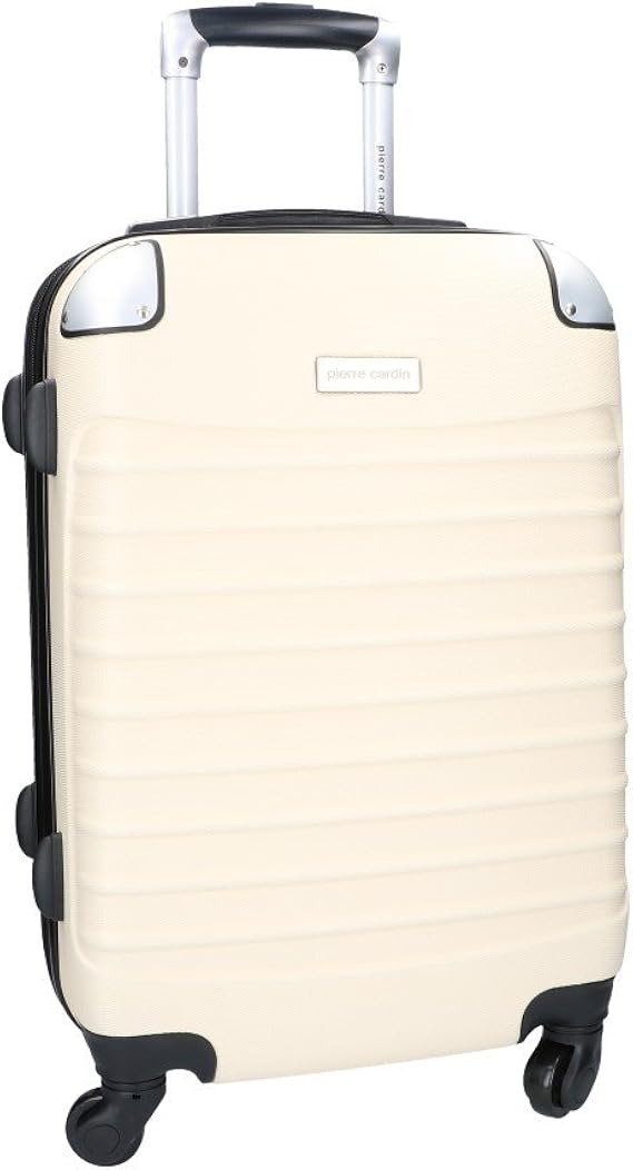 Pam Shop Maleta rígida PIERRE CARDIN beige mini equipaje de mano ryanair 4  ruedas : Amazon.es: Equipaje