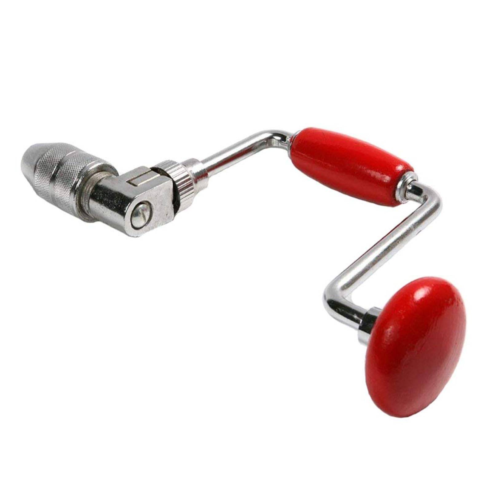 RSBFER Support de Foret pivotant, perceuse à Main à 2 mâchoires, perceuse à manivelle Manuelle, diverses spécifications, Outil de Perforation pour Bois, Plastique et Acrylique,12 inch