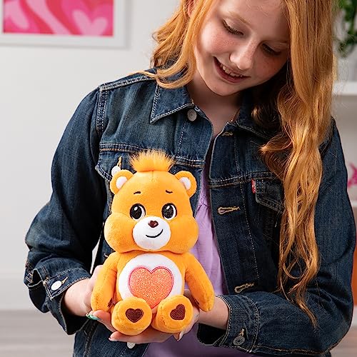 Care Bears 9" Bean Plush (Glitter Belly) - Tenderheart Bear - Soft Huggable Material! - Image 4