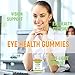 Zetelixia Lutein Gummies 25mg - Eye Vitamins Lutein & Zeaxanthin Eye Health Supplements for Adults,Sugar Free Eye Health Gummies Supplement - Support Vision,Macular,Blue Light Filtering (120 Count)
