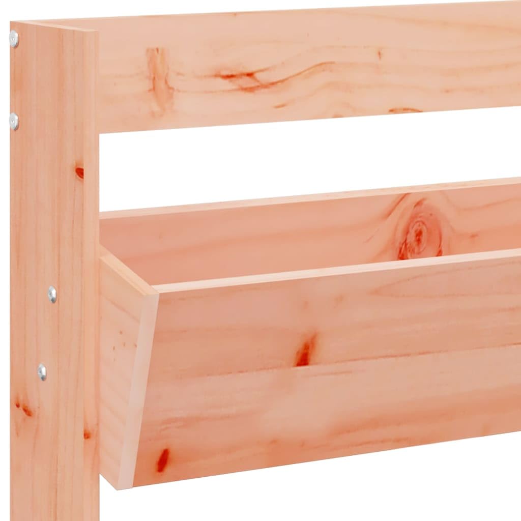 vidaXL Jardinera Pared 3 Niveles, Macetero para Plantas Flores, Jardinera Vertical Colgante, Macetero para Jardín Patio, Madera Maciza de Douglas