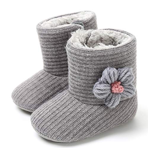 Image of LIVEBOX Prewalker Toddler Boots Premium Soft Anti-Slip Sole Warm Winter Boots for Infant Baby Girls