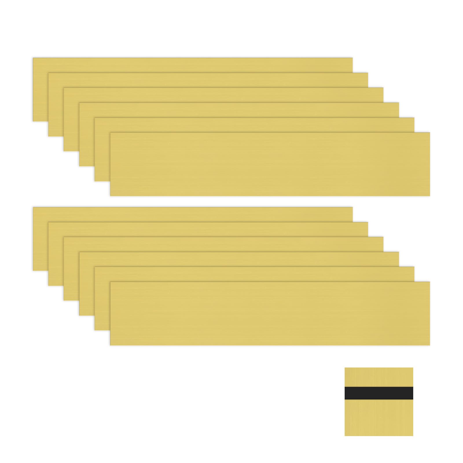 Laser Engraving Blanks - 12 Pack ABS Sheets -32