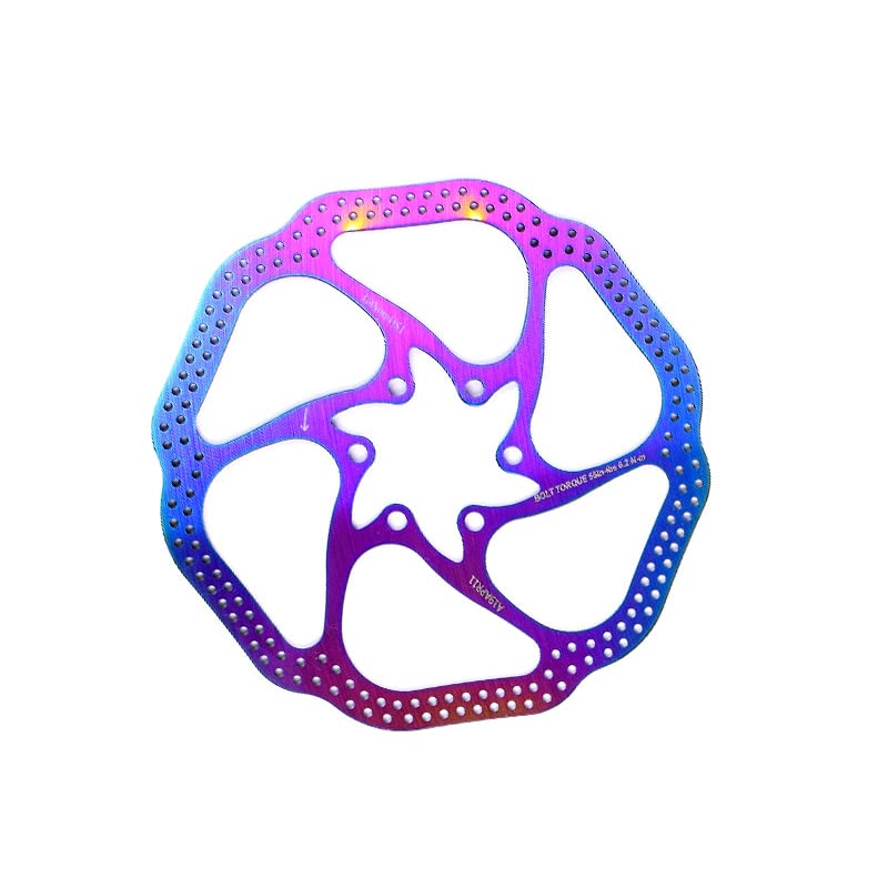 Disque de frein moto avant perforé pour une endurance thermique accrue