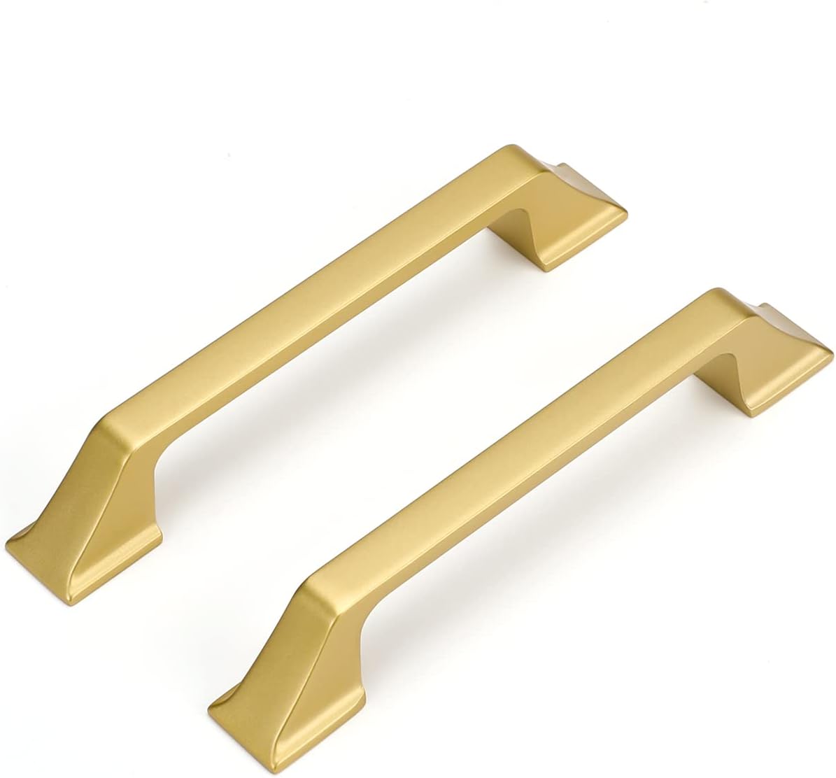 LONTAN 10 Cupboard Door Handles 96mm Cupboard Handles Gold Kitchen